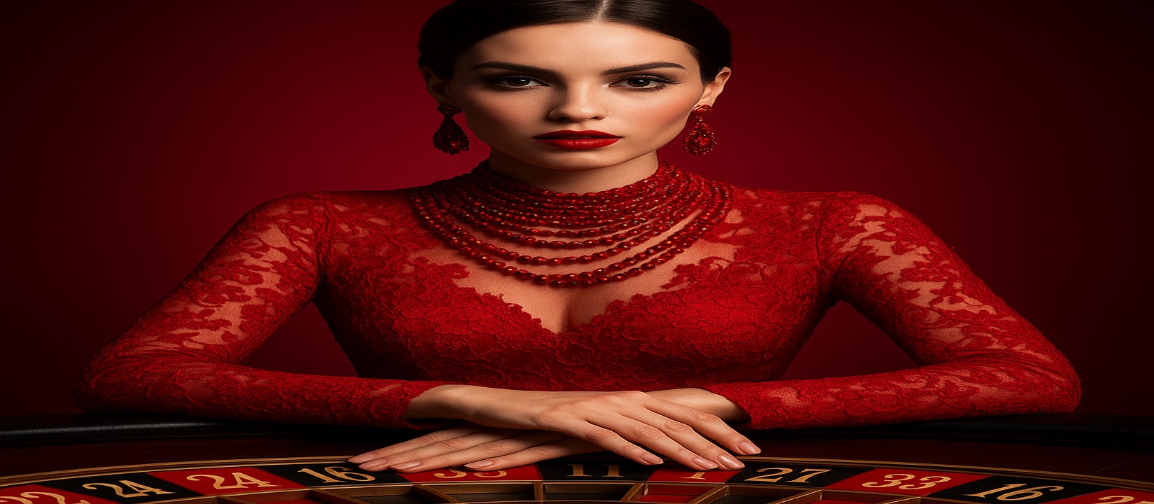 গেমিং প্ল্যাটফর্মে লাল পোশাকধারী এক সুশ্রী নারী lv18-এ দ্রুত ও নিরাপদ লগইনের সুযোগ দেন